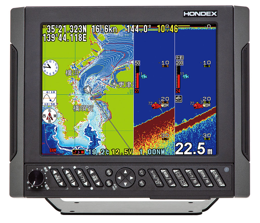 HE-1011II 10.4型液晶プロッターデジタル魚探