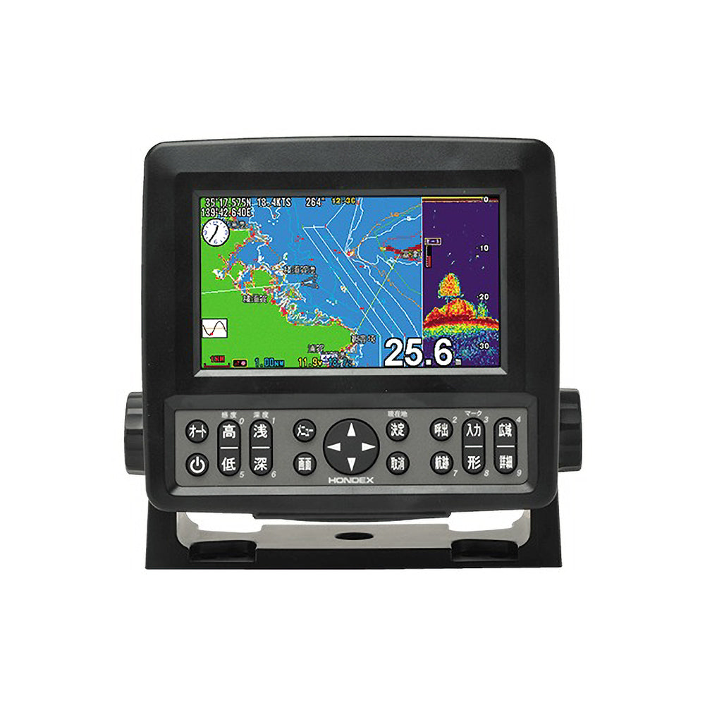 HE-601GP III カンタンナビ5型ワイド液晶プロッター魚探