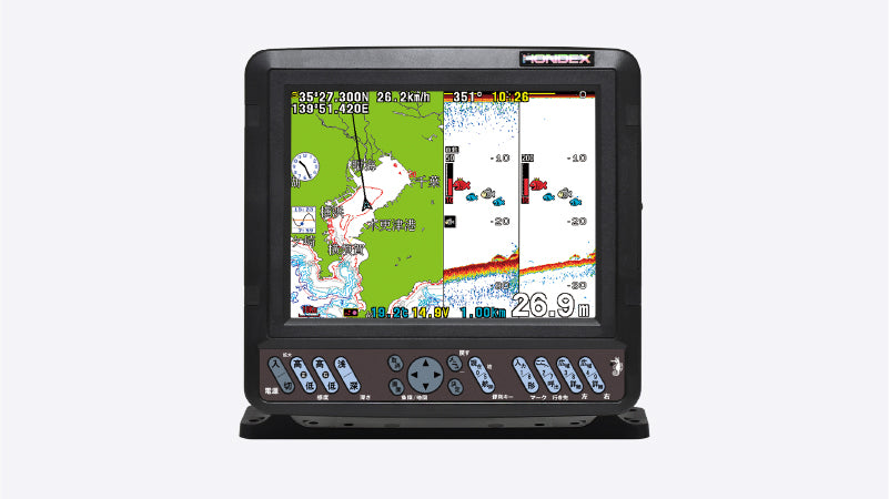 PS-800GPII 8.4型カラー液晶GPS内蔵プロッター魚探 – エコーテック株式会社