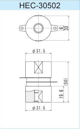 圧電セラミックス 洗浄機用超音波振動子