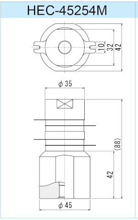 圧電セラミックス 洗浄機用超音波振動子