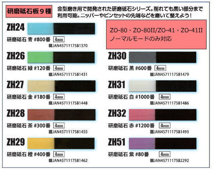研磨セット　ZO-41II本体と研磨用パーツ18種