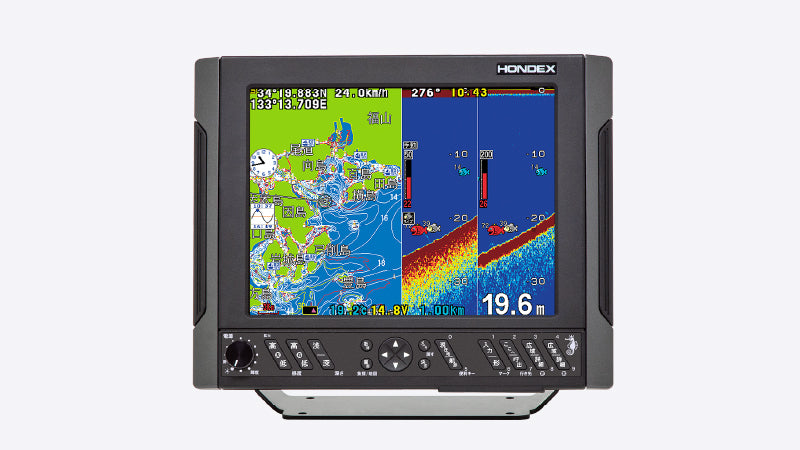HE-100S　かんたんナビ10.4型プロッターデジタル魚探