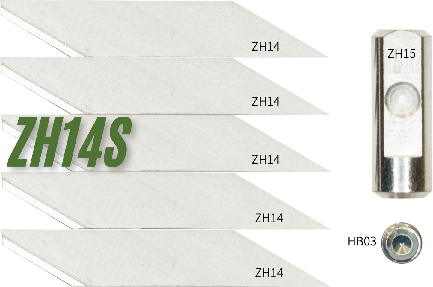 ZH14 薄刃0.15mm（ウスバ）【5枚入】