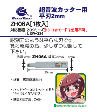 ZH05A / ZH06A 平刃(ヒラバ)【1枚入】 – エコーテック株式会社 ZH05A / ZH06A 平刃(ヒラバ)【1枚入】 – エコーテック株式会社